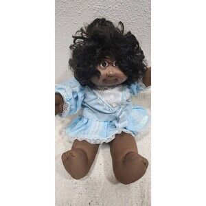 Cabbage Patch Kids Doll VHTF Long Black Hair Cornsilk Pigtails RARE No Tooth HM